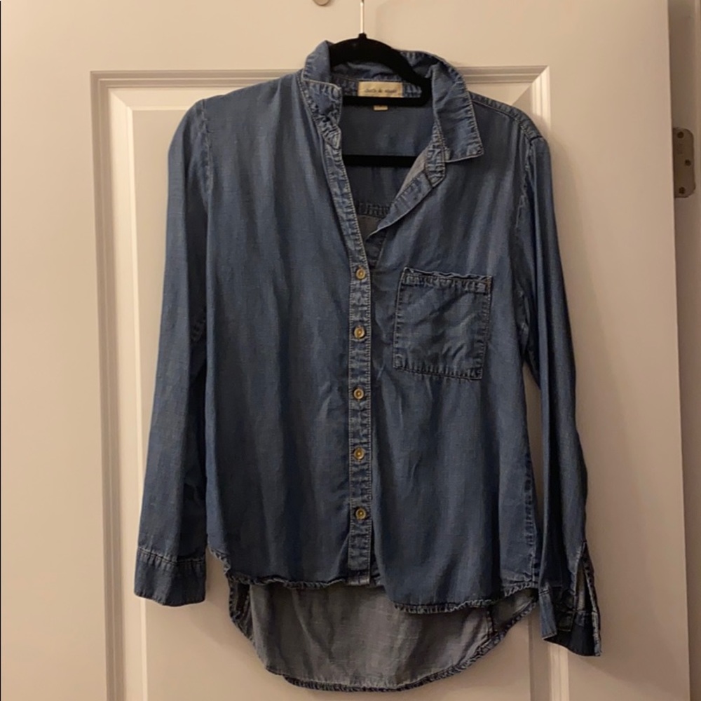 Cloth and stone chambray top